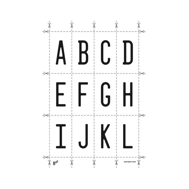 Alphabet of the Dealerplate California font family.