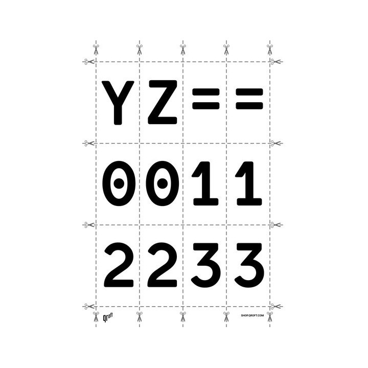 Alphabet of the Simply Mono font family.