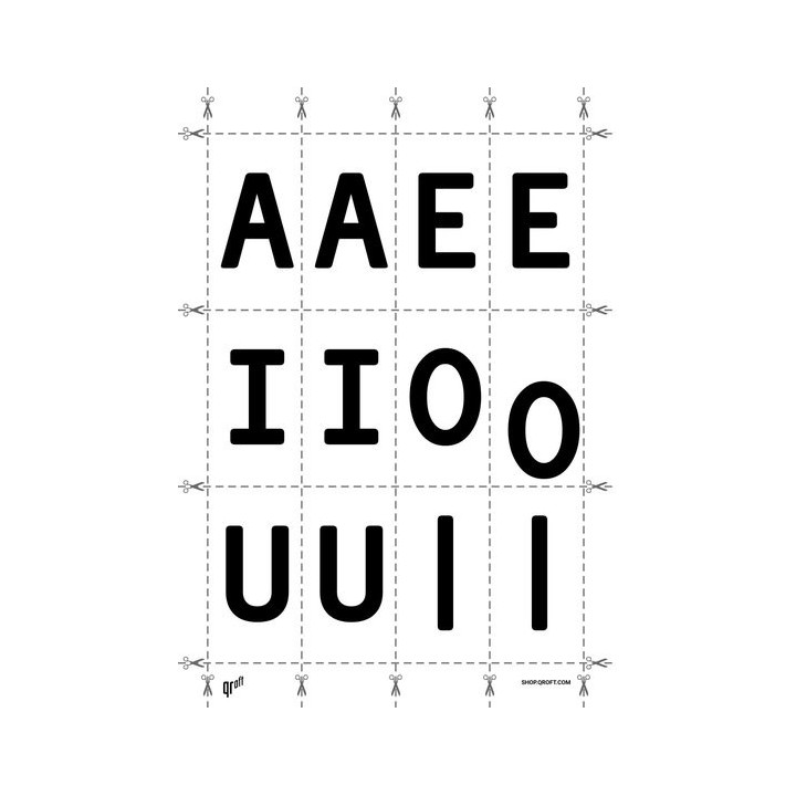 Alphabet of the Simply Mono font family.