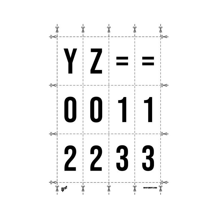 Alphabet of the Bebas Neue font.