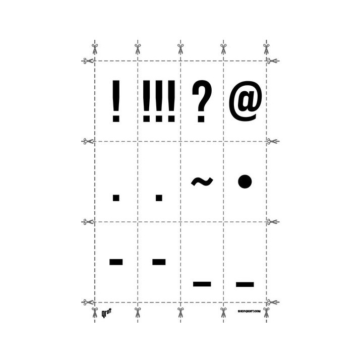 Alphabet of the Bebas Neue font.