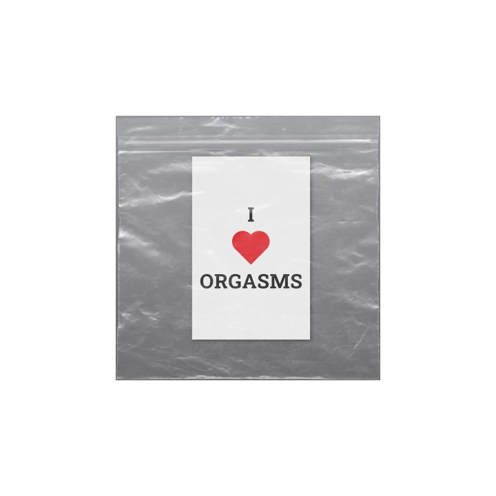 A bold, cheeky typographic design using the classic “I heart …” format to deliver a playful, provocative message.