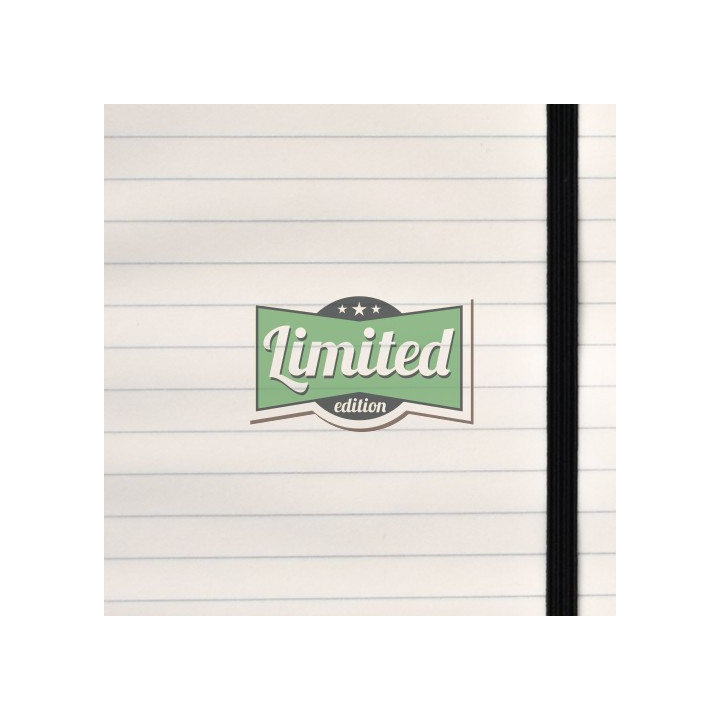 A vintage green badge featuring the phrase “Limited Edition” with stars and bold retro styling.