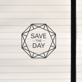 A bold, faceted emblem combining geometric structure with a clear event‑style message.