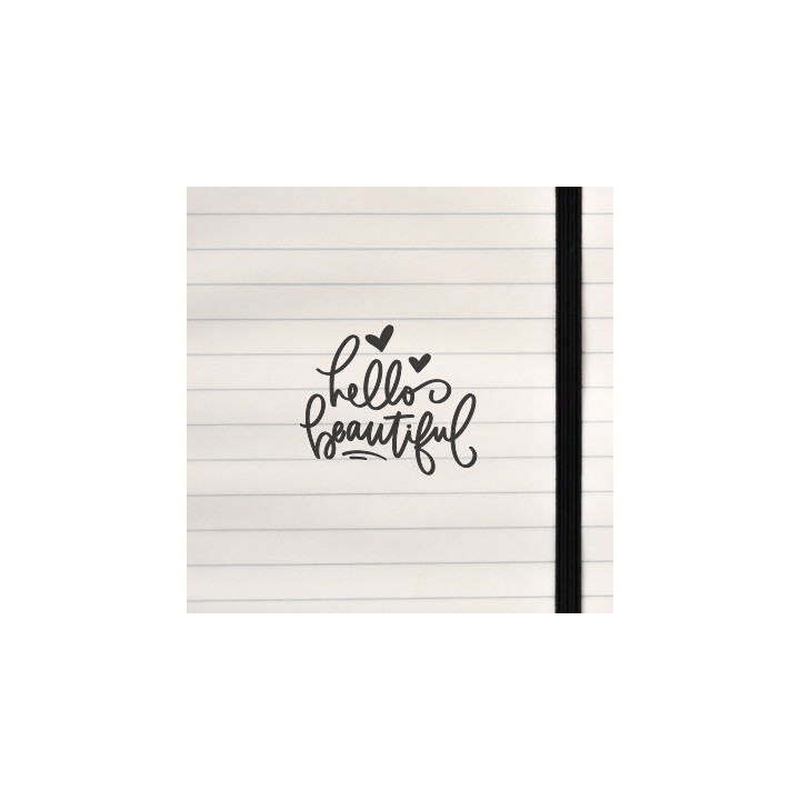 A warm, handwritten message accented with hearts and a gentle decorative flourish.