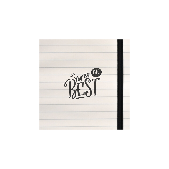 A playful, expressive thank‑you message built from bold lettering, dynamic shapes, and a strong visual hierarchy.