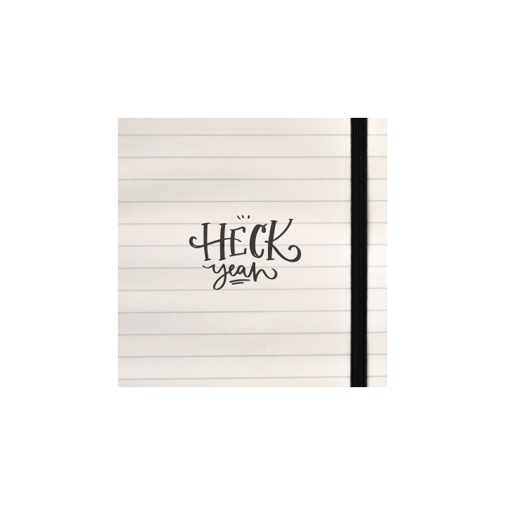 A playful, high‑energy typographic design mixing bold lettering with a smooth script accent.