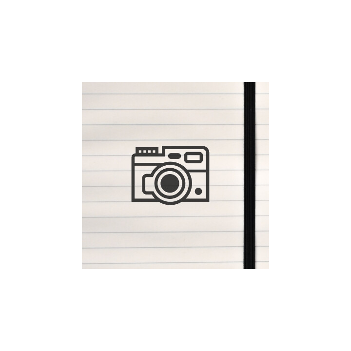 A crisp, geometric camera emblem designed for instant recognition and high‑speed visual communication.