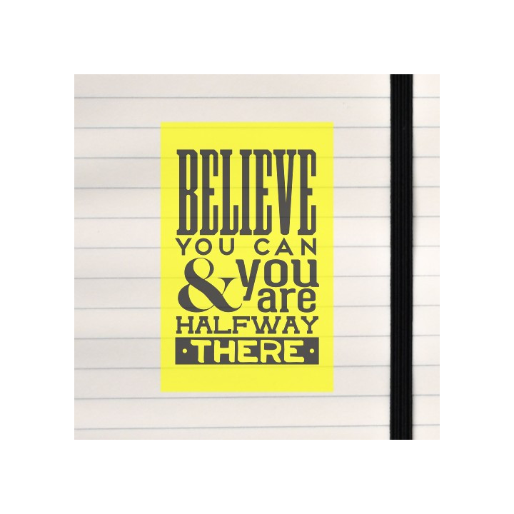 A bold, high‑impact motivational quote design for real believers.