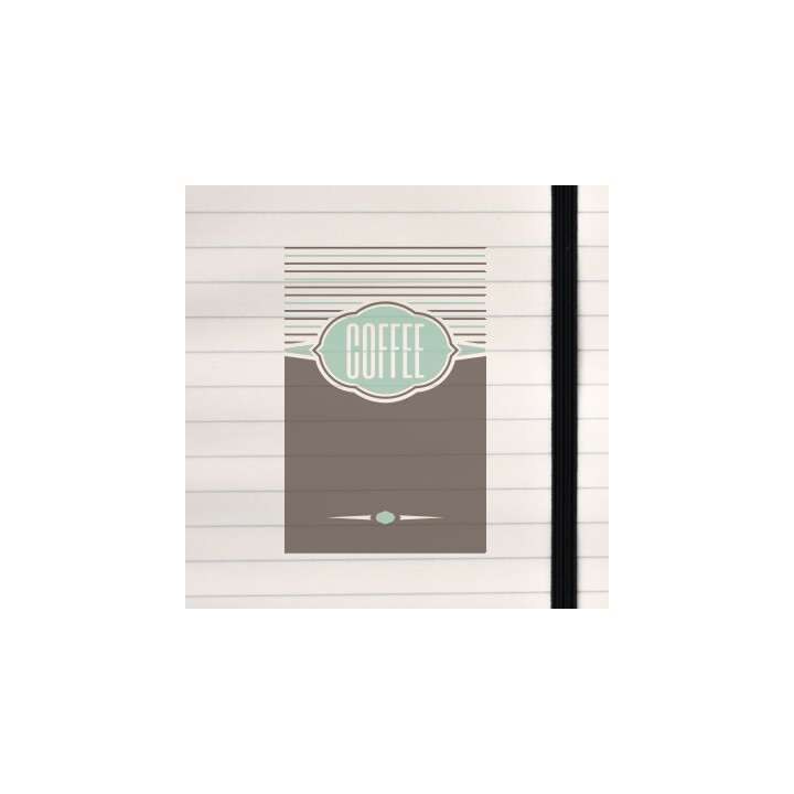 A classic retro‑style coffee label design.