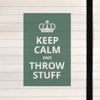A cheeky twist on the classic “Keep Calm” poster with a chaotic punch.