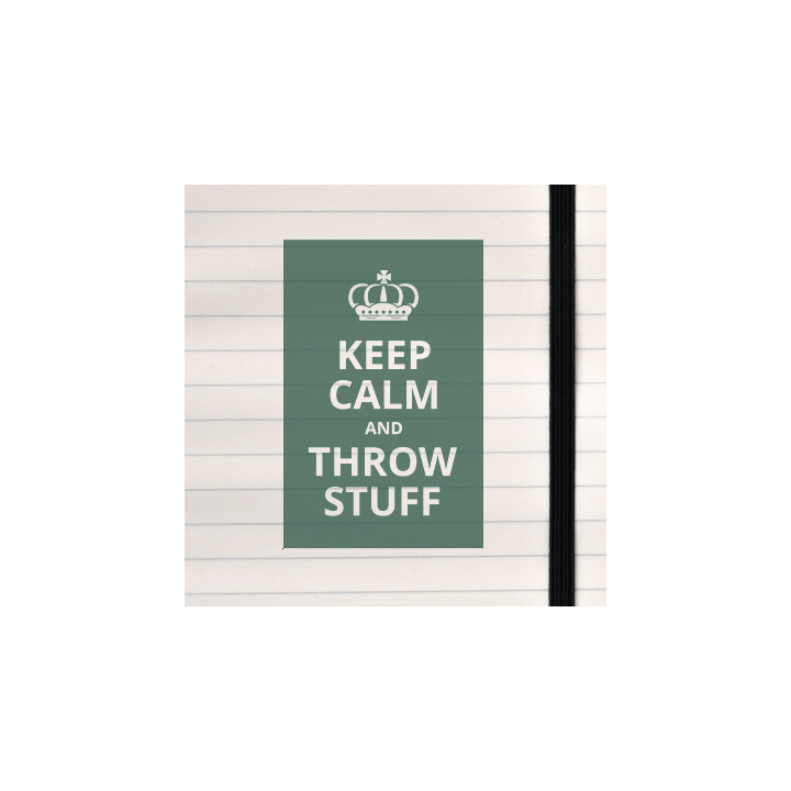 A cheeky twist on the classic “Keep Calm” poster with a chaotic punch.