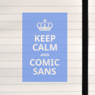 A humorous poster twist celebrating the world’s most debated font.