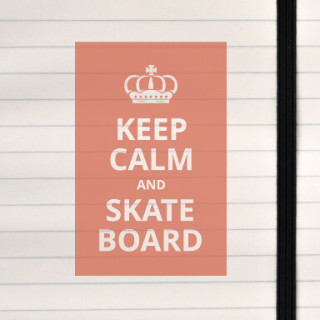 A classic poster twist celebrating skate culture and motion.