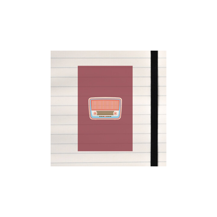 A warm, nostalgic radio.