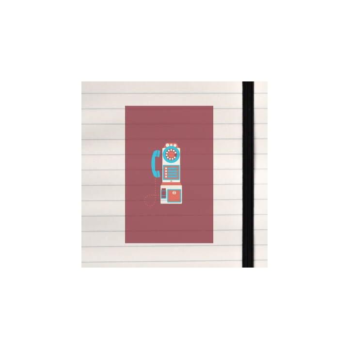 A playful nod to vintage communication.