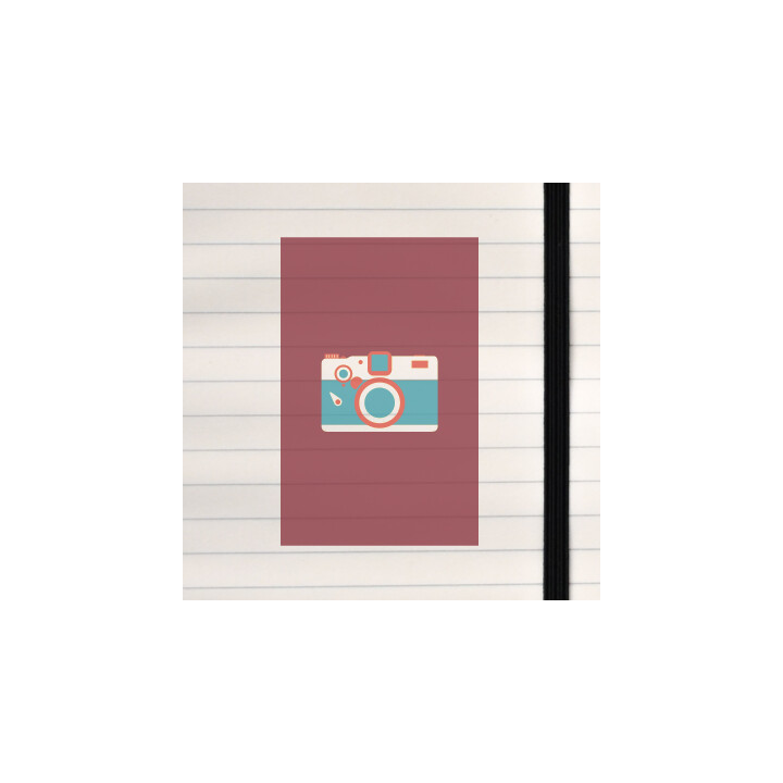 A minimalist tribute to analog photography.