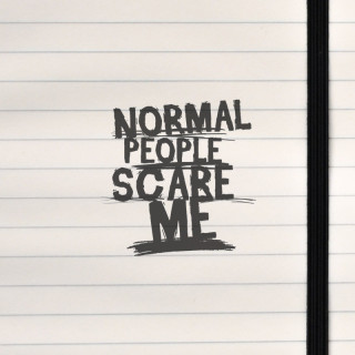 A bold, distressed statement for anyone who feels out of place on purpose.