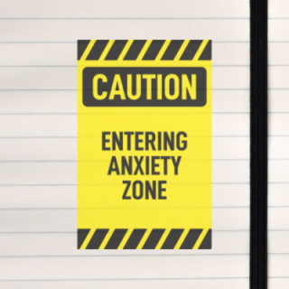 A bold warning sign marking an emotional hazard area.