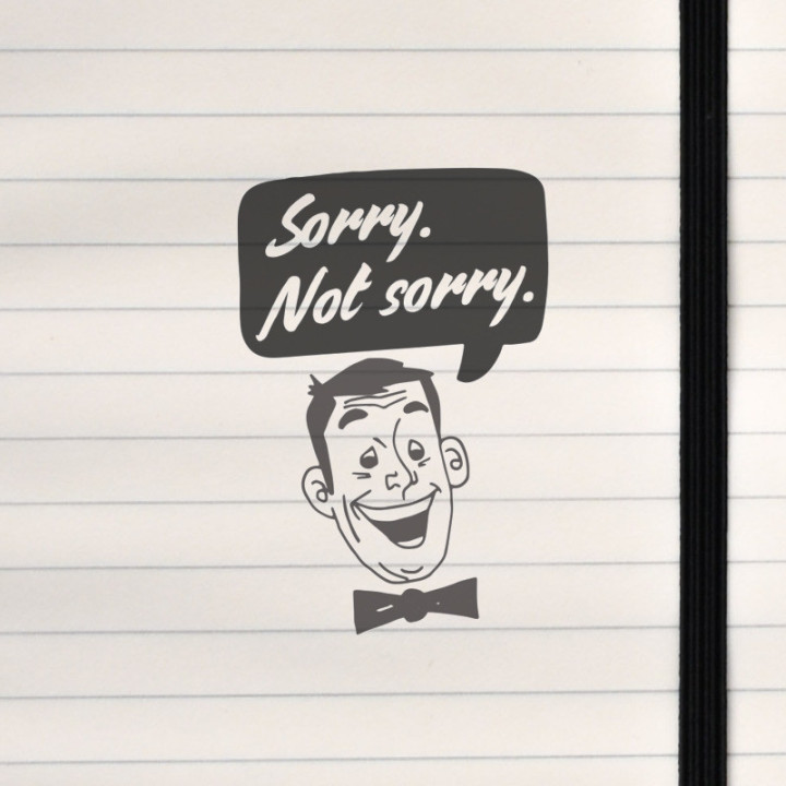 A playful retro illustration with unapologetic attitude.