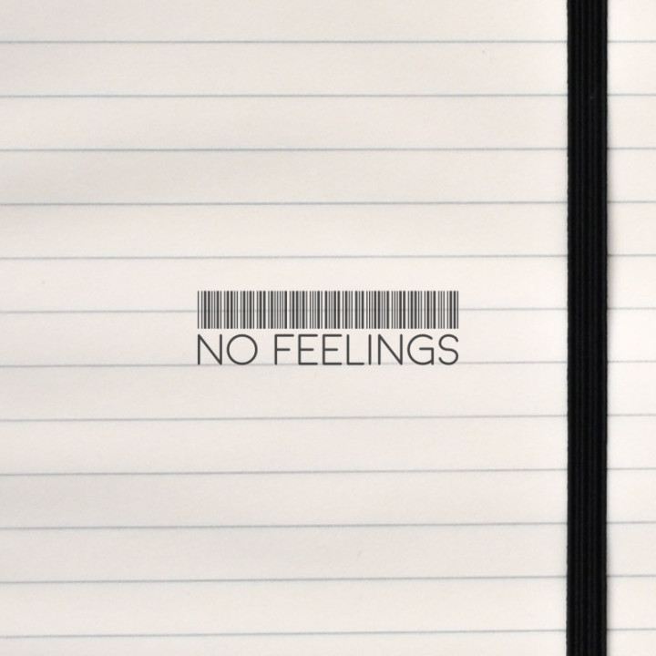 A minimalist statement on emotional detachment and modern identity.