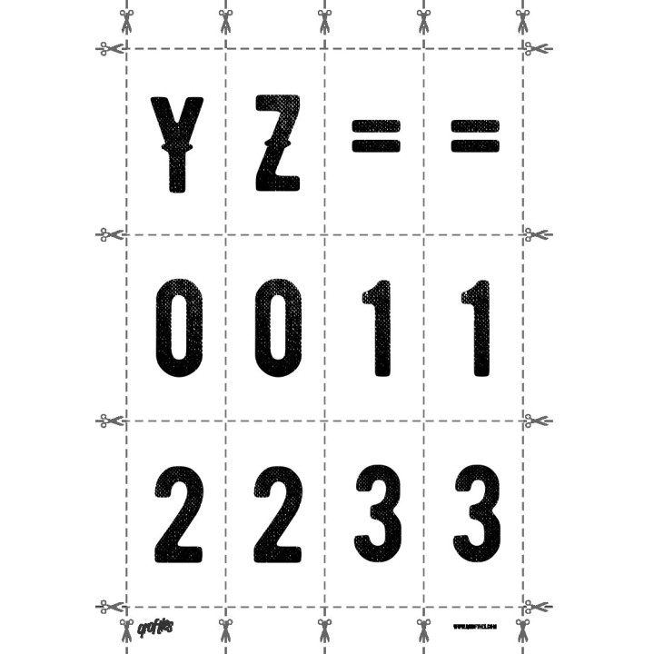Alphabet of the Bernier Distressed font.