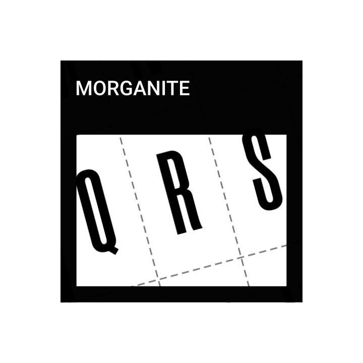 Alphabet of the Morganite font.