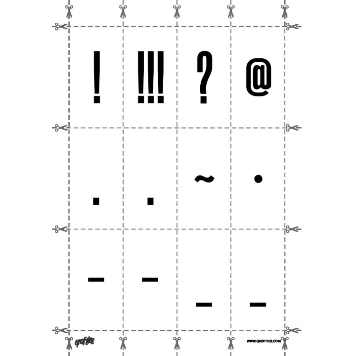 Alphabet of the Morganite font.