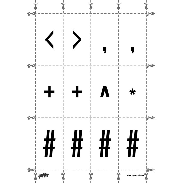 Alphabet of the Morganite font.