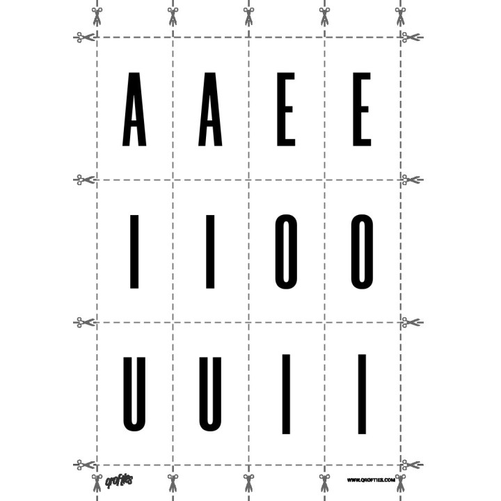 Alphabet of the Morganite font.