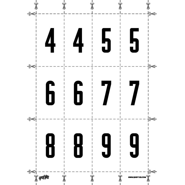Alphabet of the Queering font.