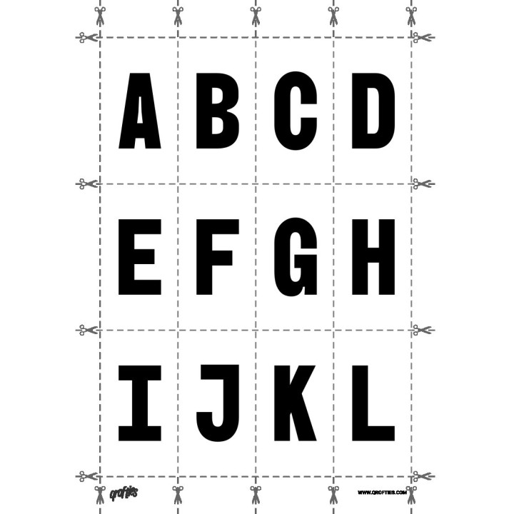 Alphabet of the BBH Sans Bogle font.