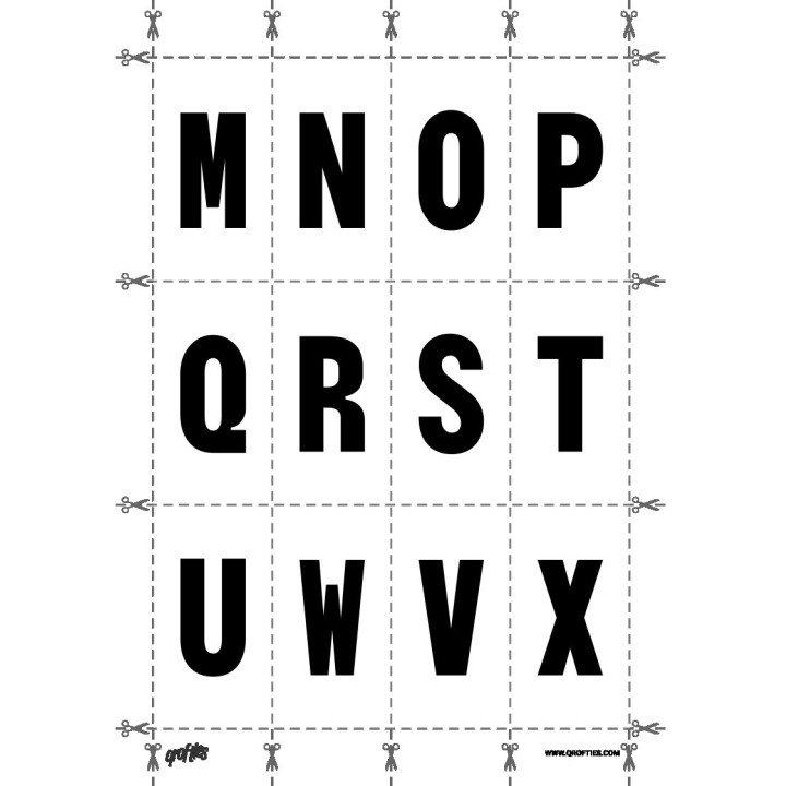 Alphabet of the BBH Sans Bogle font.