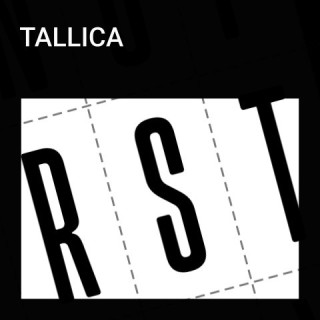 Alphabet of the Tallica font.