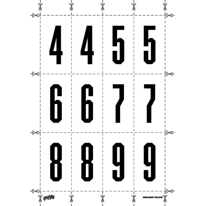 Alphabet of the Marti font.