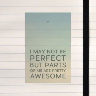 Motivational phrase on a blurry background.