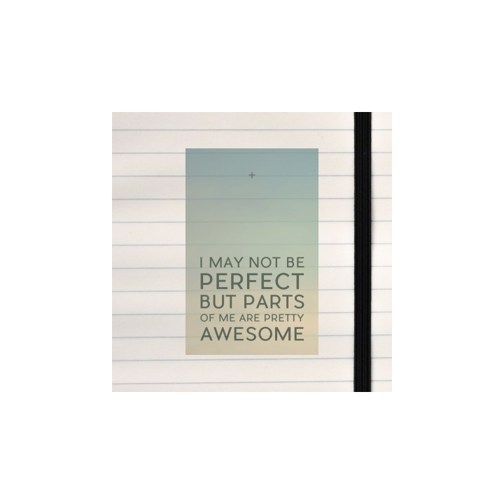 Motivational phrase on a blurry background.