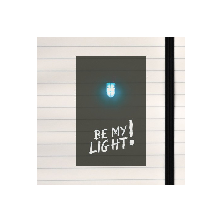 Be my light on a dark photo.