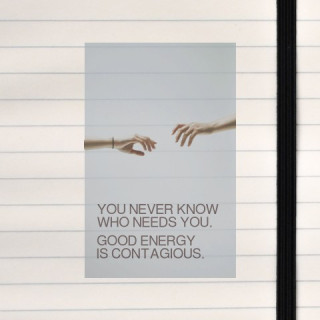 A sentence to remember how important others can be.