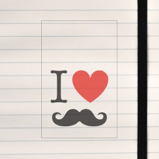 A moustache lover's heart